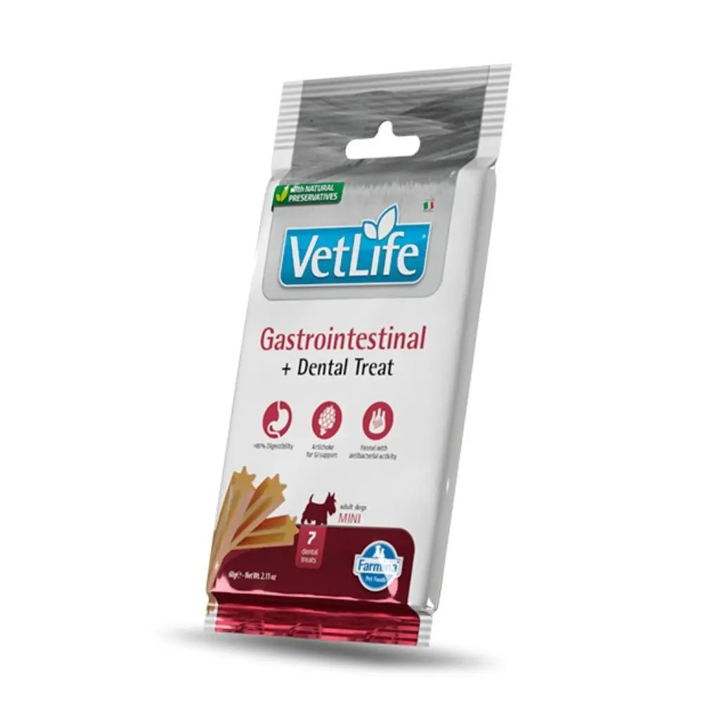 Farmina VetLife Dental Treat Gastrointestinal - Tanntygg (Mini 60 g) fra Farmina VetLife | Kjøp hos A - Vet Shop