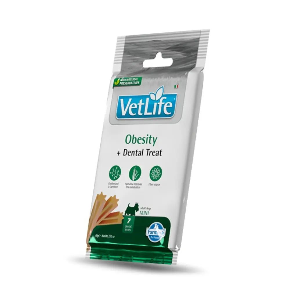 Farmina VetLife Dental Treat Obesity - Tanntygg (Mini 60 g) fra Farmina VetLife | Kjøp hos A - Vet Shop