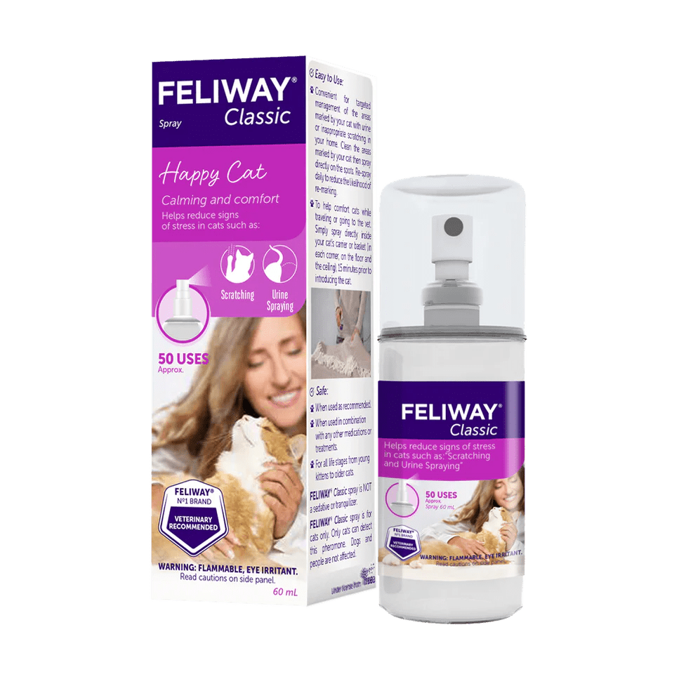 FELIWAY® Classic Spray - Stressdemping (20ml) fra Feliway | Kjøp hos A - Vet Shop