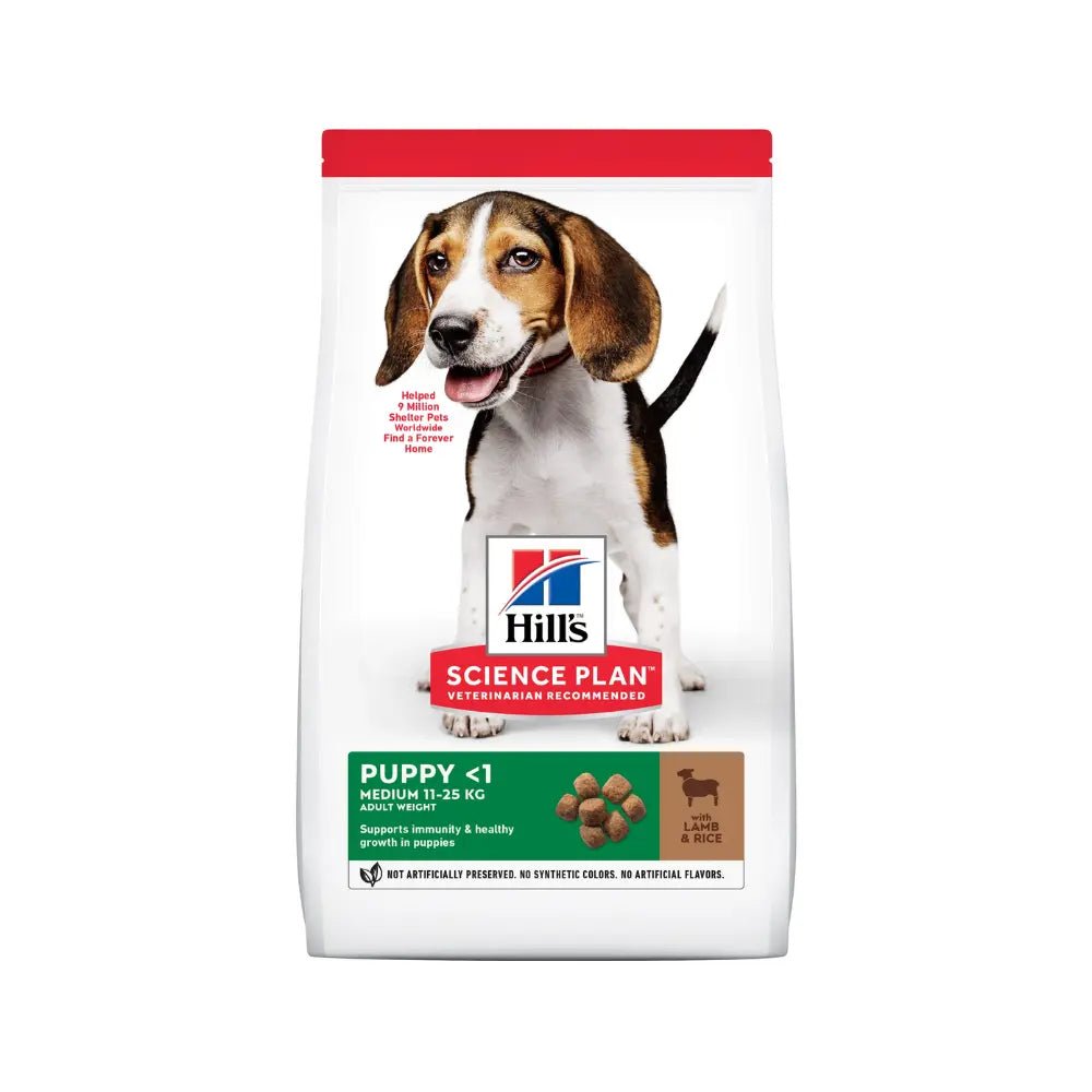 Hill's Science Plan Puppy Medium Lam & Ris - Tørrfôr (12 kg) fra Hill's Science Plan | Kjøp hos A - Vet Shop