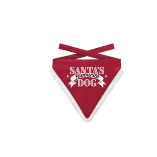 Julebandana Santas Favourite Dog - Accessories (S) fra Merry Pets | Kjøp hos A - Vet Shop