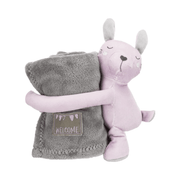Junior hyggesett teppe med bamse - Teppe (Grå/Lyslilla) fra Trixie | Kjøp hos A - Vet Shop