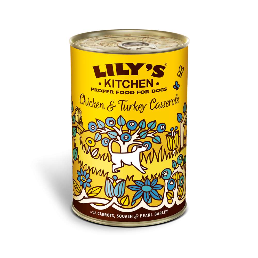 Lily's Kitchen Dog Chicken & Turkey Casserole - Våtfôr (400 g) fra Lily's Kitchen | Kjøp hos A - Vet Shop