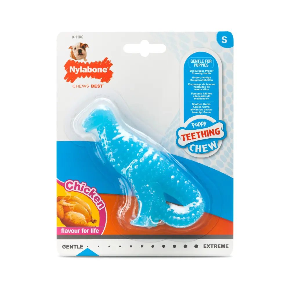 Nylabone Puppy Teething Dental Dino - Tyggeleker (Small) fra Nylabone | Kjøp hos A - Vet Shop