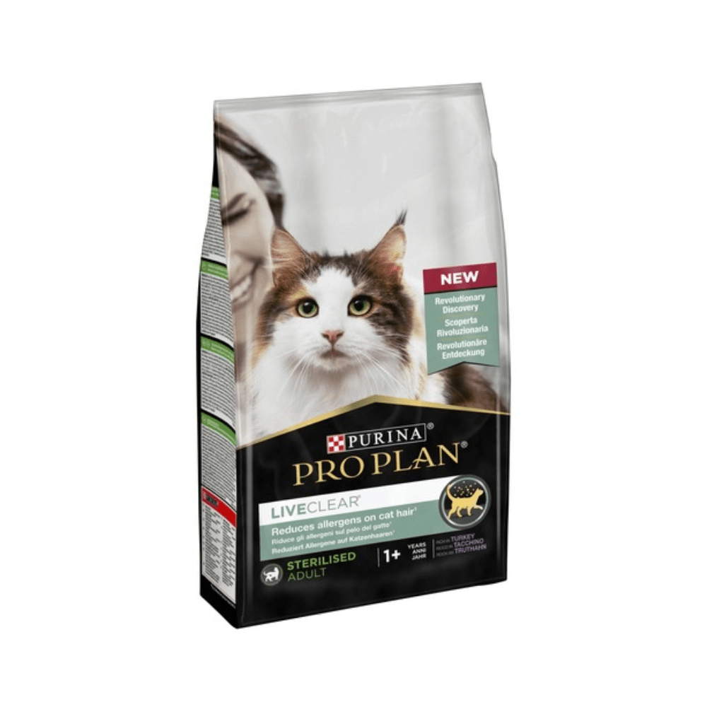 Purina Pro Plan Cat Liveclear Sterilised Adult Turkey - Tørrfôr (1.4 kg) fra Purina | Kjøp hos A - Vet Shop