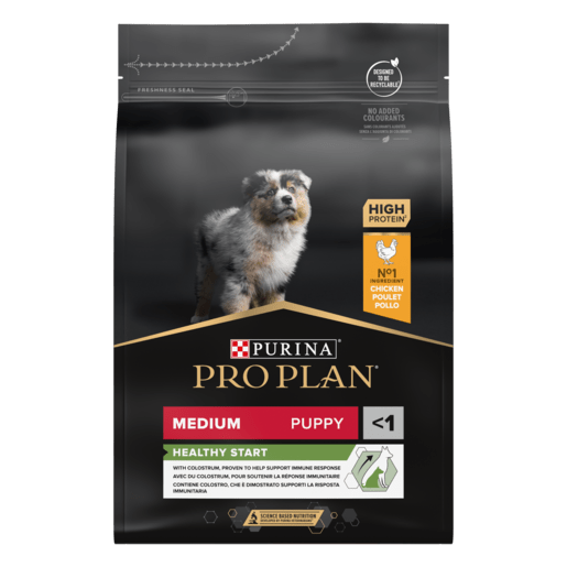 Purina Pro Plan Dog Medium Puppy Kylling - Tørrfôr (3 kg) fra Purina | Kjøp hos A - Vet Shop