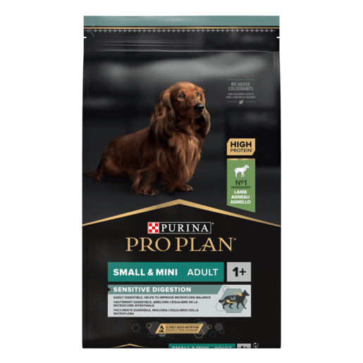 Purina Pro Plan Dog Small & Mini Adult Sensitive Digestion Lam - Tørrfôr (3 kg) fra Purina | Kjøp hos A - Vet Shop