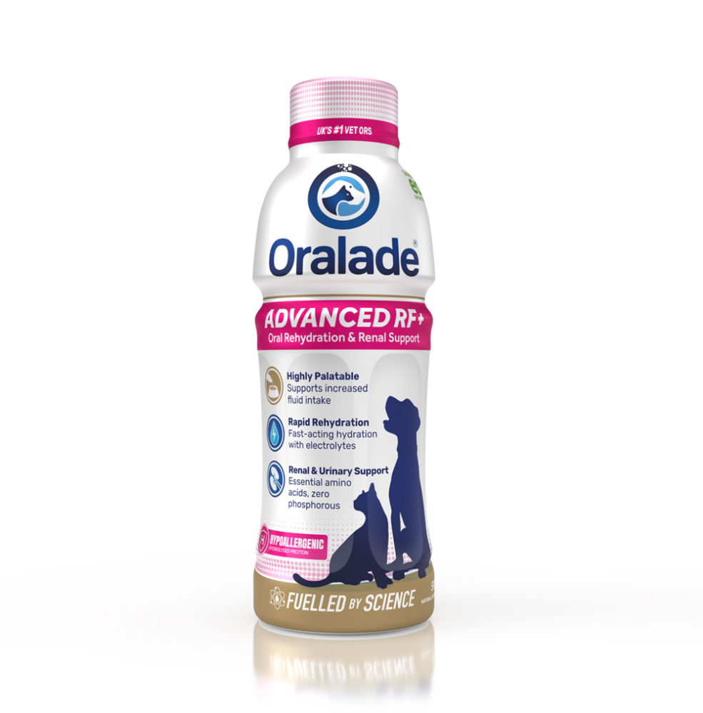 Oralade® Advanced RF+ – væsketilskudd for hund og katt