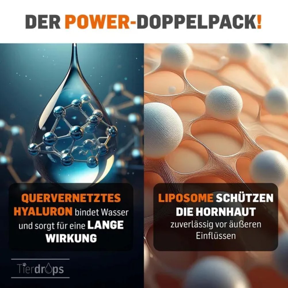 Tierdrops Hyaluron+Lipide - Øyeprodukter (10 ml) fra INNOMEDIS AG | Kjøp hos A - Vet Shop