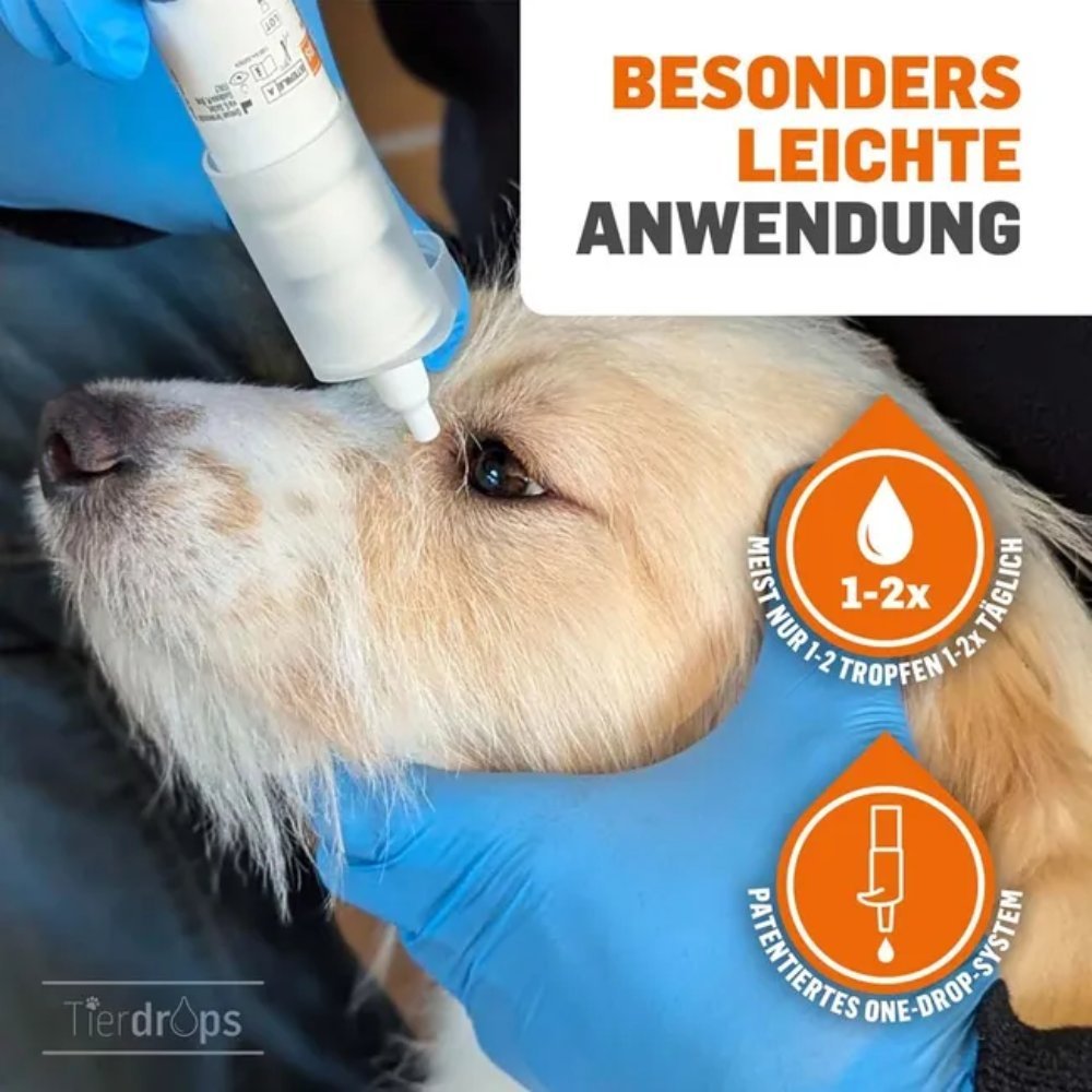Tierdrops Hyaluron+Lipide - Øyeprodukter (10 ml) fra INNOMEDIS AG | Kjøp hos A - Vet Shop