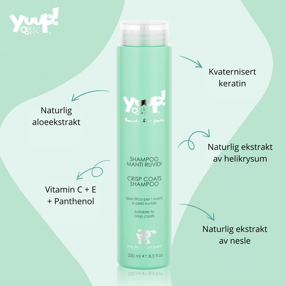 Yuup! Crisp Coats Shampoo - Shampoo & Pleieprodukter () fra Yuup | Kjøp hos A - Vet Shop