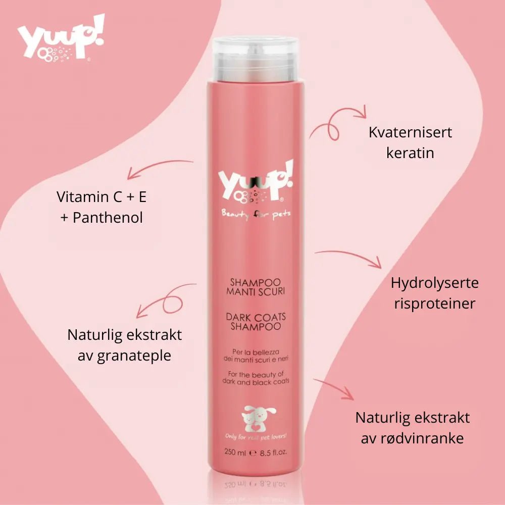 Yuup! Dark Coats Shampoo - Shampoo & Pleieprodukter () fra Yuup | Kjøp hos A - Vet Shop