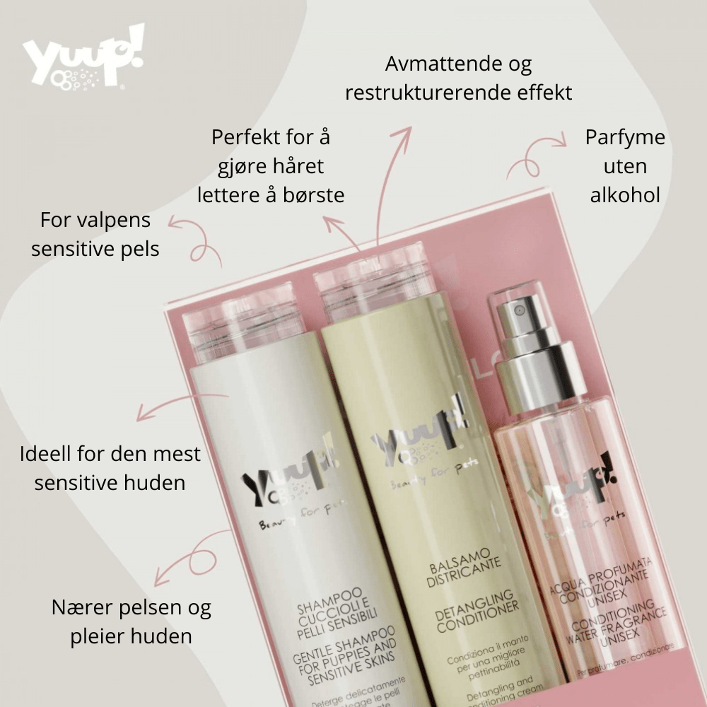 Yuup! Puppy Kit - Shampoo & Pleieprodukter () fra Yuup | Kjøp hos A - Vet Shop