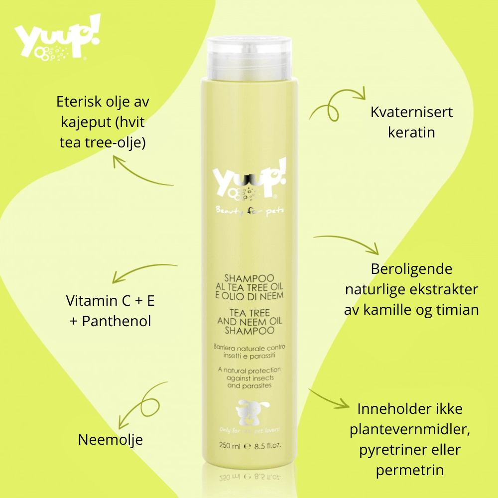 Yuup! Tea Tree and Neem Oil Shampoo - Shampoo & Pleieprodukter () fra Yuup | Kjøp hos A - Vet Shop