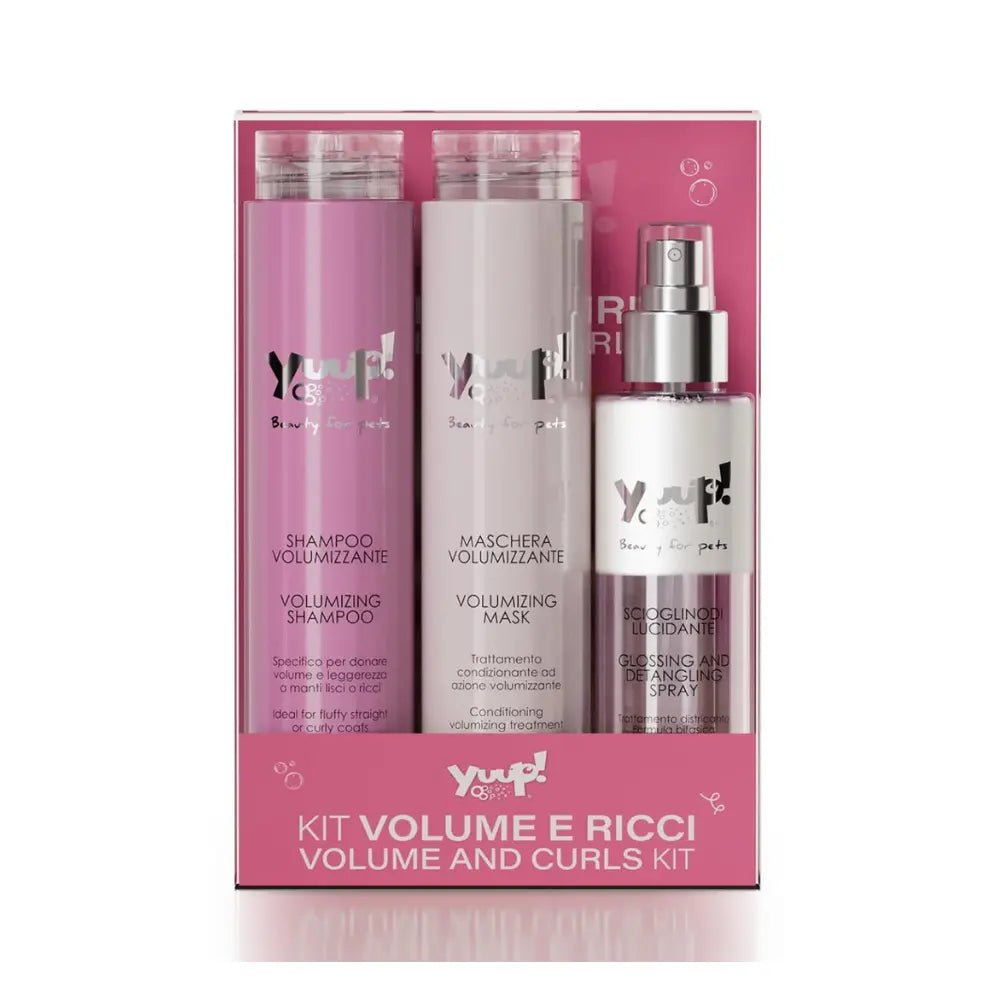 Yuup! Volume & Curls Kit - Shampoo & Pleieprodukter () fra Yuup | Kjøp hos A - Vet Shop