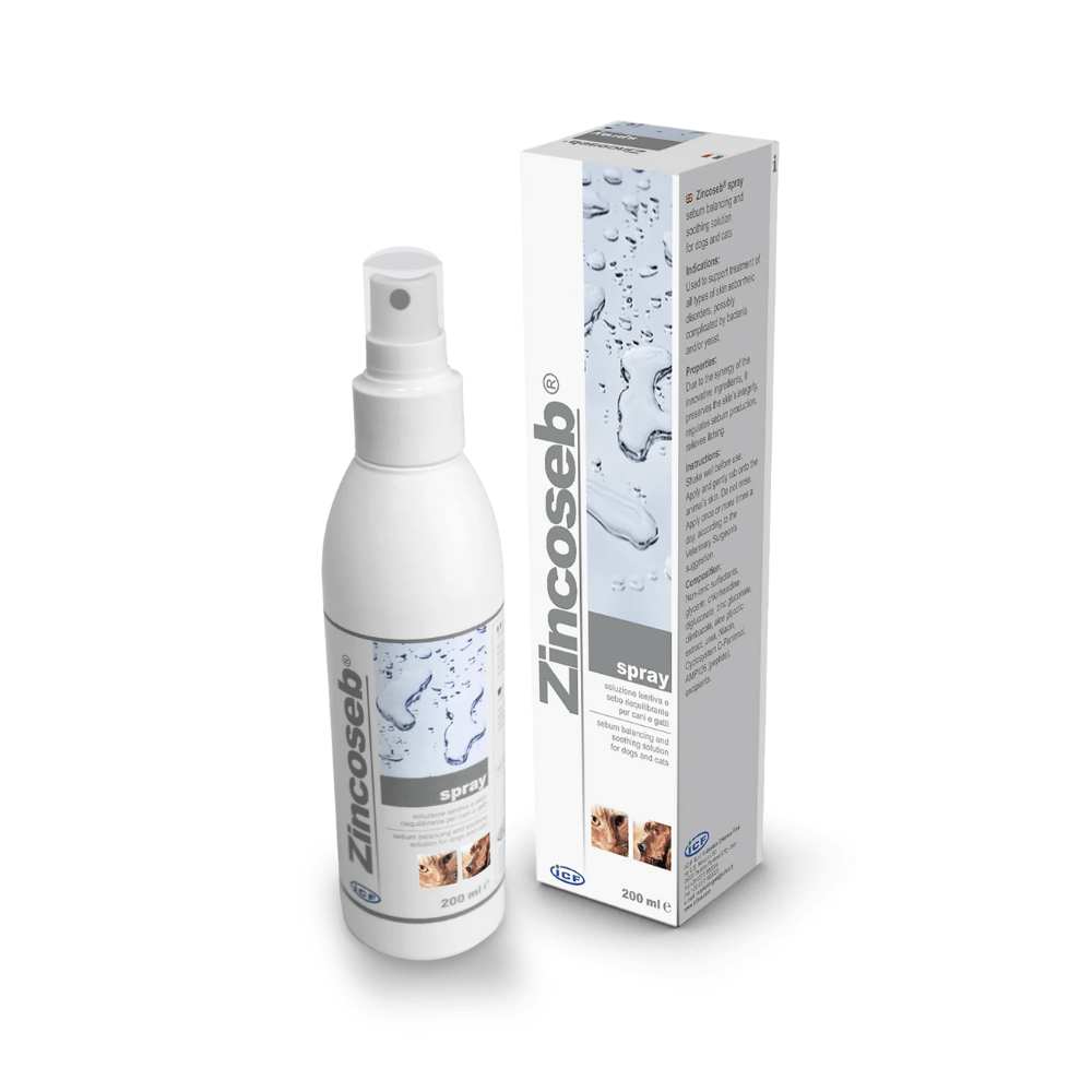 Zincoseb Spray - Shampoo & Pleieprodukter () fra ICF | Kjøp hos A - Vet Shop