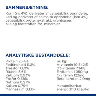 Hills Prescription Diet Canine Metabolic Lamb & Rice