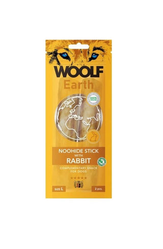Woolf Earth Noohide Stick With Rabbit
