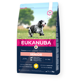 Eukanuba Senior Medium Breed - Kylling
