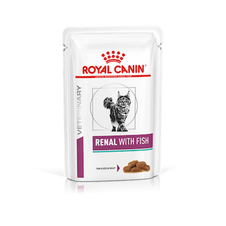 Royal Canin Cat - Vital Renal Fish Thin Slices In Gravy Pouch 12x85g