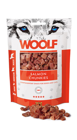 Woolf Salmon Chunkies 100g