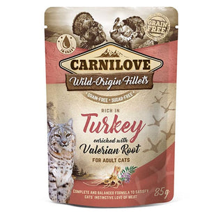 Carnilove Cat Adult Turkey  & Valerian  12x85 g