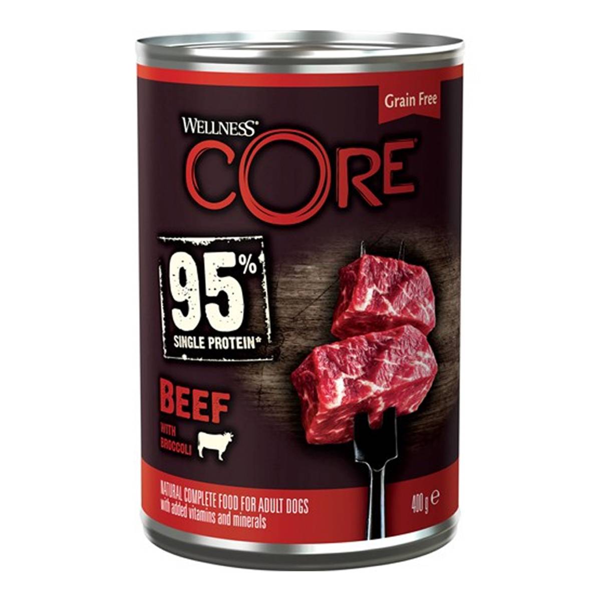 Core 95% Dog Monoprotein Beef with Broccoli - A - Vet Shop