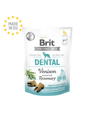 Brit Care Snack Dental Venison and Rosemary 150g