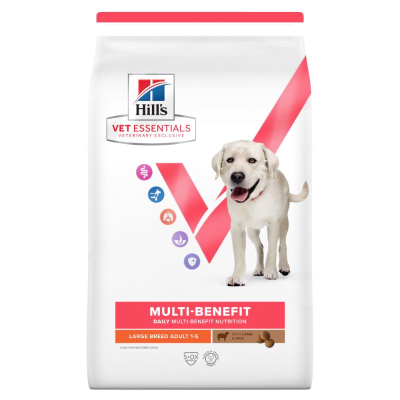 Hill's Vet Essentials Canine Adult Multi - Benefit Large Breed Lamb & Rice - A - Vet Shop
