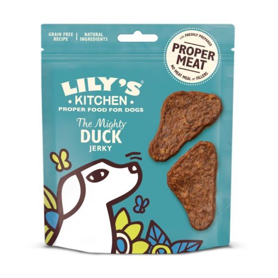 Lily's Kitchen the Mighty Duck Mini Jerky - A - Vet Shop