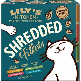 Lily's Kitchen Multipack Shredded Fillets 8x70g