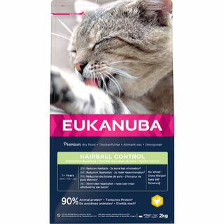 Eukanuba Cat Adult Hairball Control 1+ year - Chicken